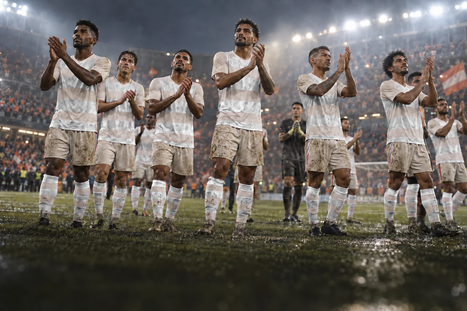 O time agradece à torcida