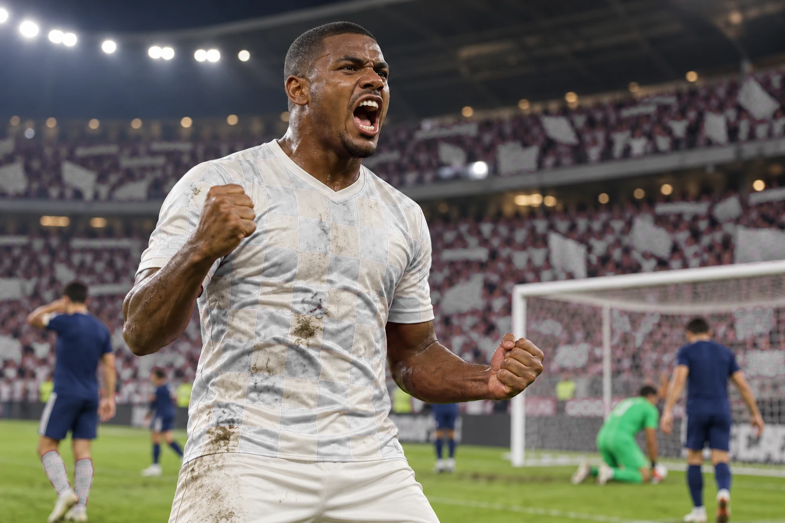 O grito de gol do artilheiro