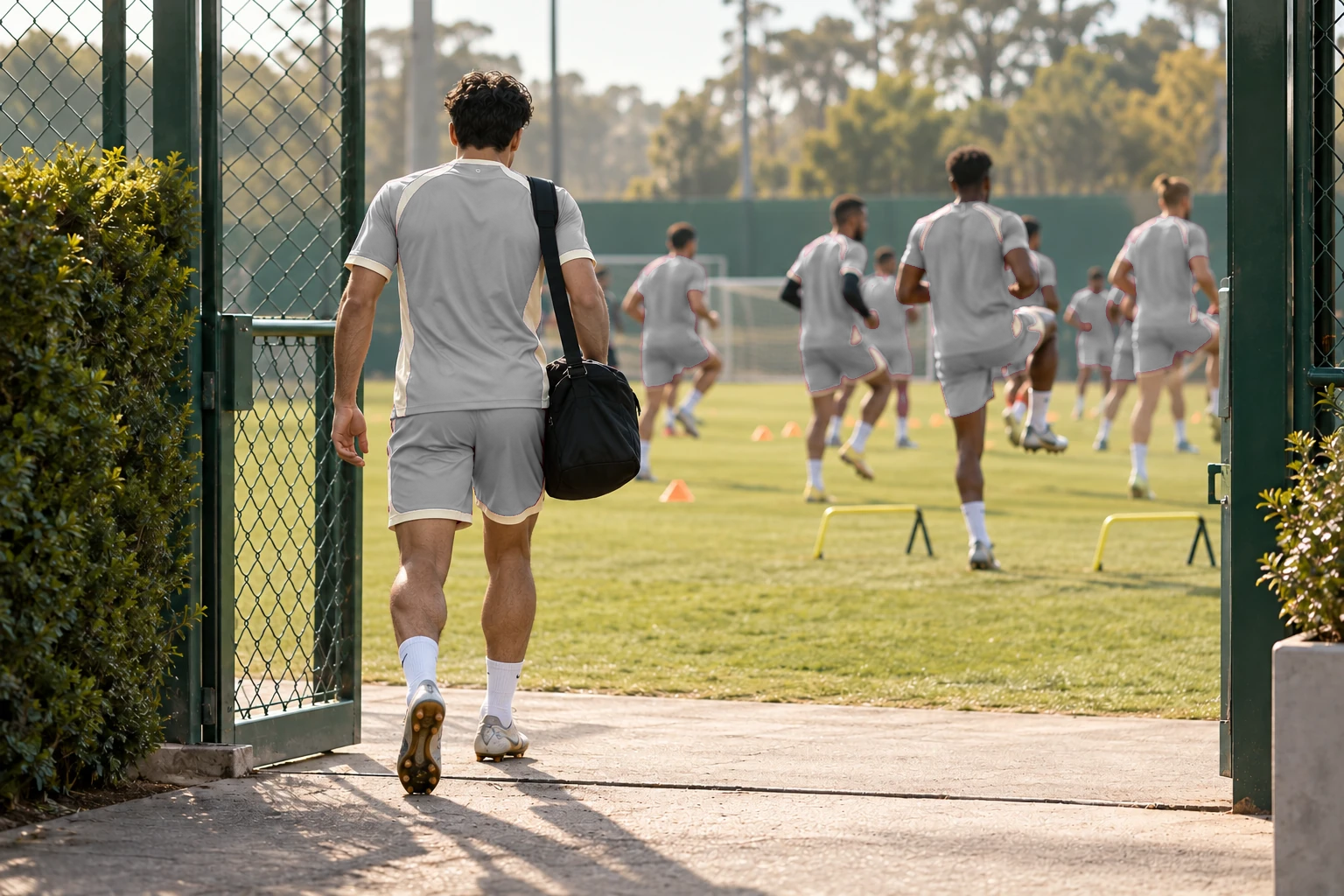 Late or missed training, Late at the gate, cast 01