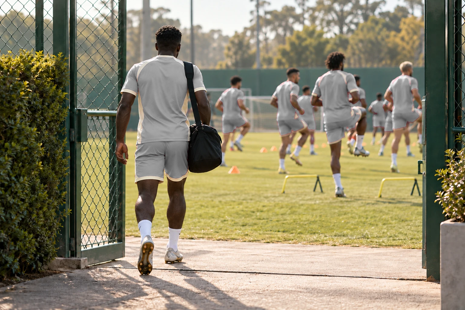 Late or missed training, Late at the gate, cast 02